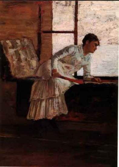 Eugenio Cecconi Alla finestra 