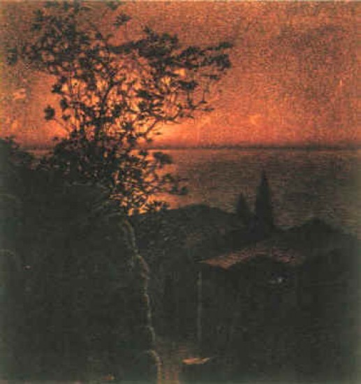 Lleweyn Lloyd Tramonto a Manarola