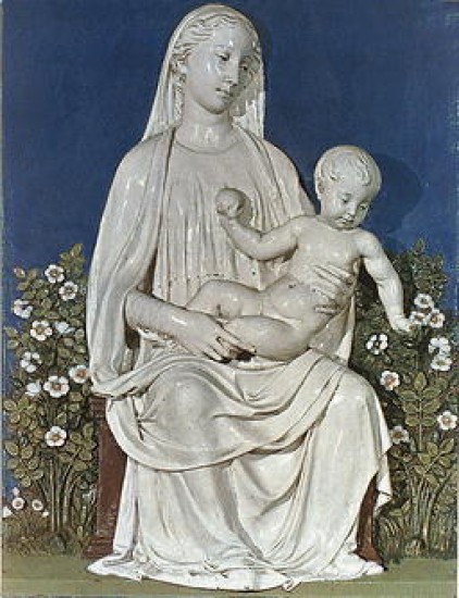 Luca della Robbia  Madonna del Roseto
