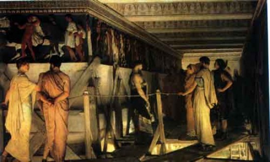 Alma-Tadema, Fidia e e il fregio del Partenone