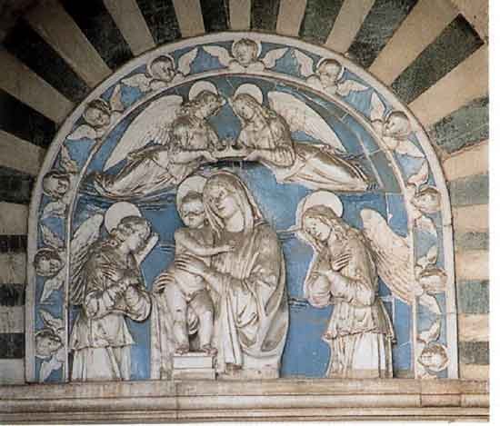 Della Robbia Andrea Madonna col bambino e angeli 