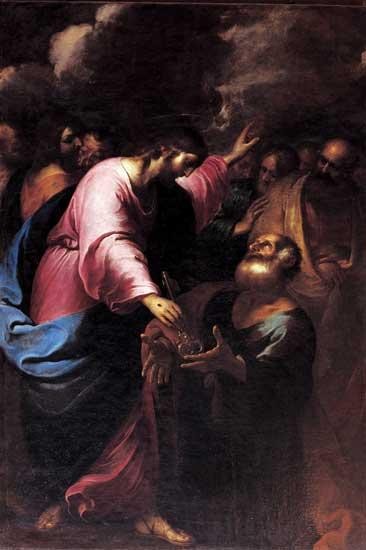 Pietro Ricchi La consegna delle chiavi a San Pietro