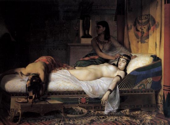 Jean Andr Rixens  La Mort de Cloptre, 