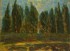 Benvenuti Benvenuto  Cipressi e colombe 1906-7.